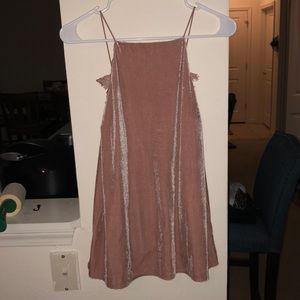 Blush - velvet tank top